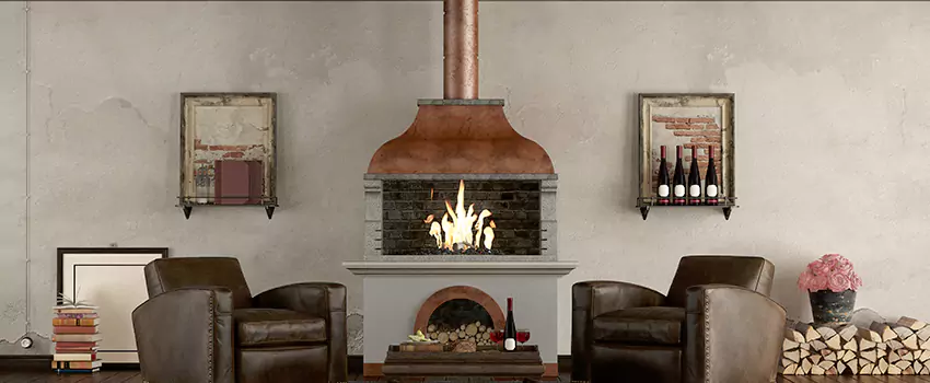 Thelin Hearth Products Providence Pellet Insert Fireplace Installation in West Odessa, TX