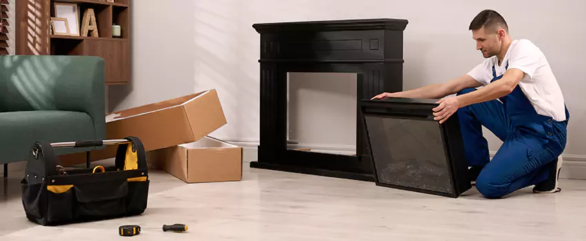 Old Rusted Metal Fireplace Repair And Replacement in West Odessa, TX